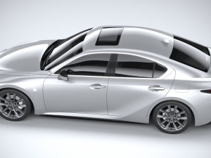 Lexus IS F-Sport 2021 Model 3D