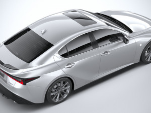 Lexus IS F-Sport 2021 Model 3D