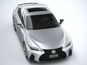 Lexus IS F-Sport 2021 Model 3D