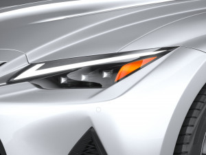 Lexus IS F-Sport 2021 Model 3D