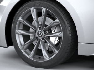 Lexus IS F-Sport 2021 Model 3D