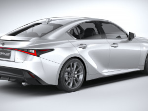 Lexus IS F-Sport 2021 Model 3D