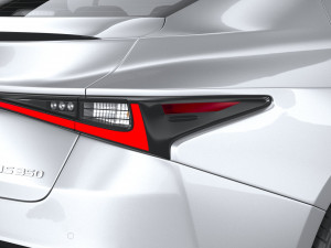 Lexus IS F-Sport 2021 Model 3D