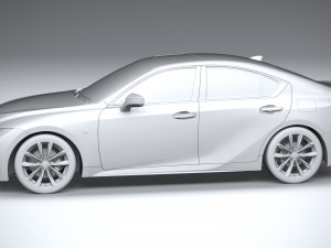 Lexus IS F-Sport 2021 Model 3D