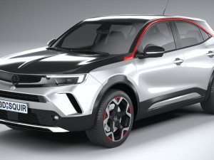 Opel Mokka 2021 3D 모델