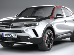 Opel Mokka 2021 3D 모델