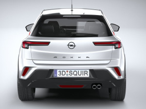 Opel Mokka 2021 3D 모델