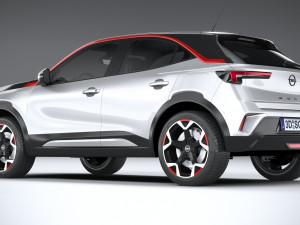 Opel Mokka 2021 3D 모델