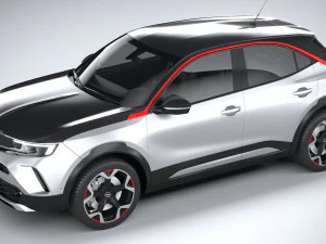Opel Mokka 2021 3D Model
