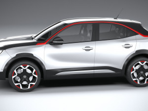 Opel Mokka 2021 3D 모델