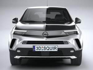 Opel Mokka 2021 3D 모델