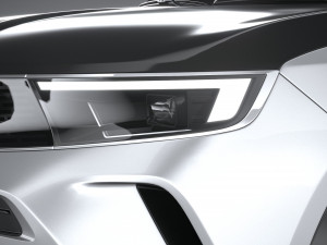 Opel Mokka 2021 3D 모델