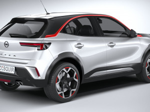 Opel Mokka 2021 3D 모델