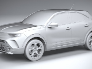 Opel Mokka 2021 3D 모델