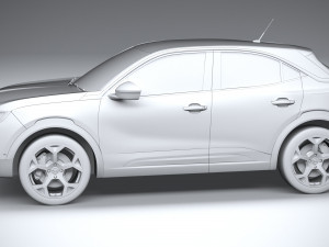 Opel Mokka 2021 3D 모델