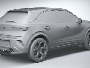 Opel Mokka 2021 3D 모델