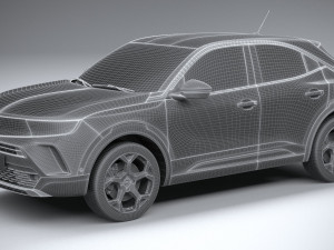 Opel Mokka 2021 3D 모델
