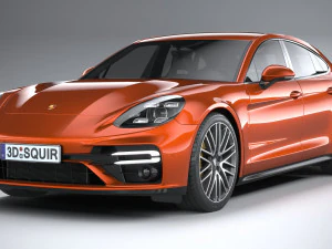 Porsche Panamera Turbo S 2021 3D Model