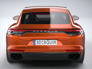 Porsche Panamera Turbo S 2021 3D Model