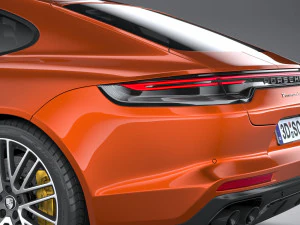 Porsche Panamera Turbo S 2021 3D Model