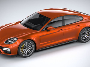 Porsche Panamera Turbo S 2021 Modello 3D
