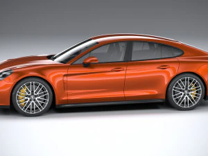 Porsche Panamera Turbo S 2021 3D Model