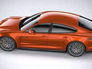 Porsche Panamera Turbo S 2021 3D Model