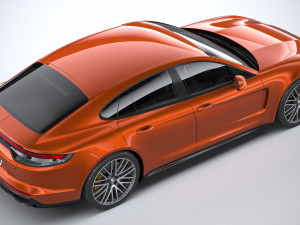 Porsche Panamera Turbo S 2021 Modello 3D