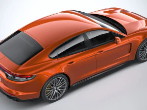 Porsche Panamera Turbo S 2021 3D Model