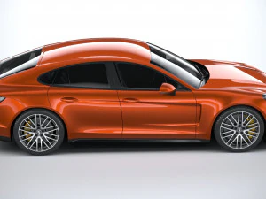 Porsche Panamera Turbo S 2021 3D Model