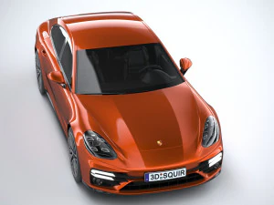 Porsche Panamera Turbo S 2021 3D Model