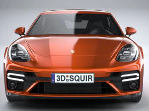 Porsche Panamera Turbo S 2021 3D Model