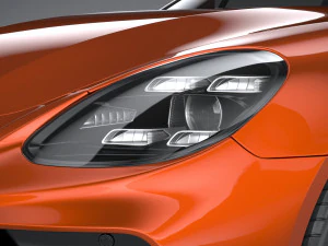 Porsche Panamera Turbo S 2021 3D Model