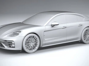 Porsche Panamera Turbo S 2021 3D Model