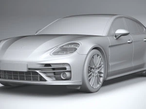 Porsche Panamera Turbo S 2021 3D Model