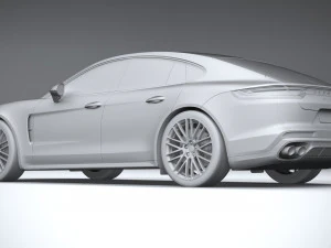Porsche Panamera Turbo S 2021 3D Model