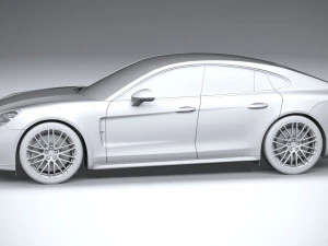 Porsche Panamera Turbo S 2021 3D Model