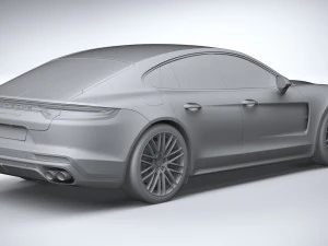 Porsche Panamera Turbo S 2021 3D Model