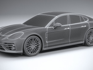 Porsche Panamera Turbo S 2021 Modello 3D