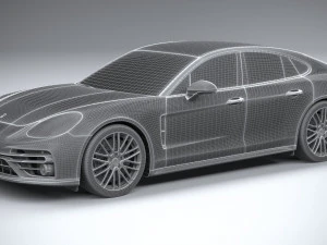 Porsche Panamera Turbo S 2021 3D Model