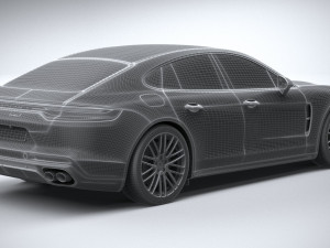 Porsche Panamera Turbo S 2021 Modello 3D