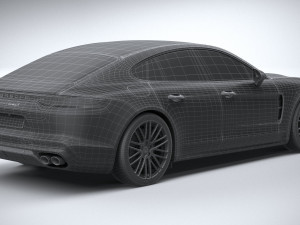 Porsche Panamera Turbo S 2021 Modello 3D