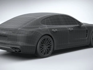 Porsche Panamera Turbo S 2021 3D Model