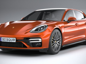 Porsche Panamera Turbo S Sport Turismo 2021 3D मॉडल