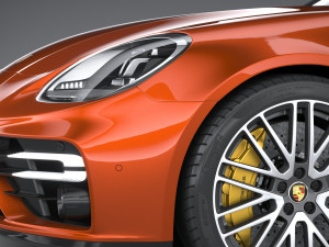 Porsche Panamera Turbo S Sport Turismo 2021 3D मॉडल