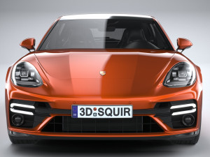Porsche Panamera Turbo S Sport Turismo 2021 3D मॉडल