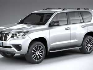 Toyota Land Cruiser 2021 3D मॉडल