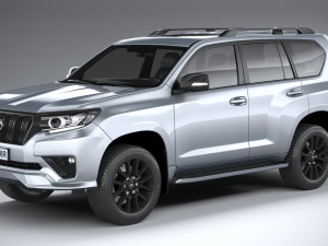 Toyota Land Crusier Prado 2021 3D Model