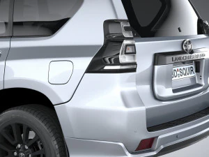 토요타 랜드 크루저 프라도 2021 3D 모델