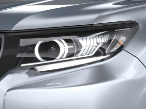 Toyota Land Crusier Prado 2021 3D-Modell